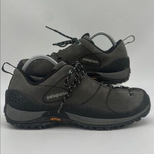 Patagonia Bly Forge Gray Suede Women's Hiking Shoes Size 10.0 Vibram Soles